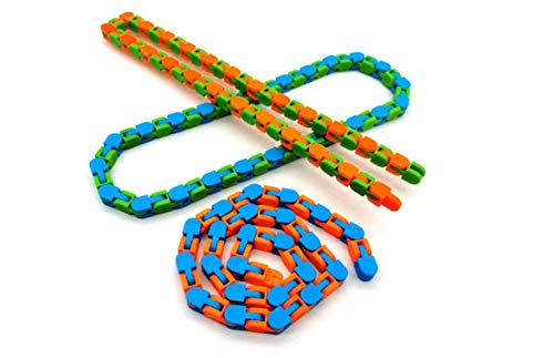 1 pieza Wacky Tracks Snap and Click Snake Puzzles Twist and Shape Juguetes Serpiente Puzzles Entrenadores, Oficina Coworkers, Empleado, Personal