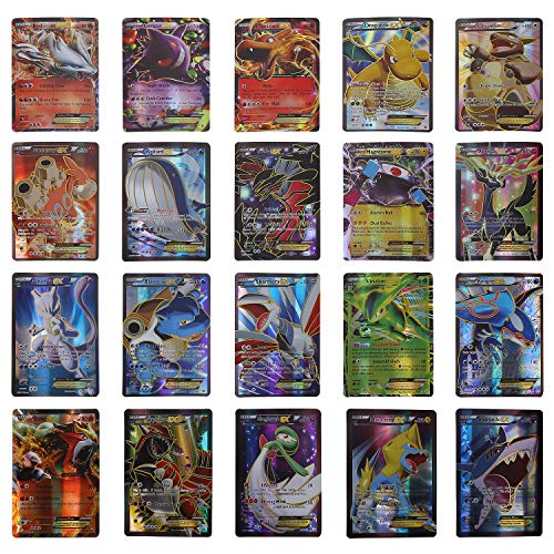 100 Piezas Pokemon Cartas, Pokemon Trading Cards, XY Series GX Cartas EX MEGA Cartas (60EX +20GX +20Mega)