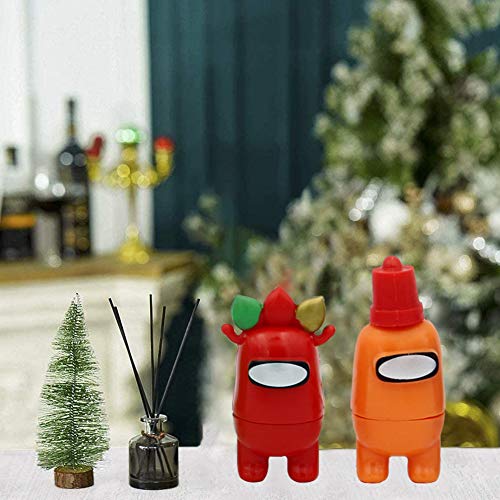 12 pièces parmi nous figurine de merch, mini figurines de jeu mignonnes collection jouets poupées amovibles ornements anniversaire pour les fans de jeu enfant adulte (12 styles)