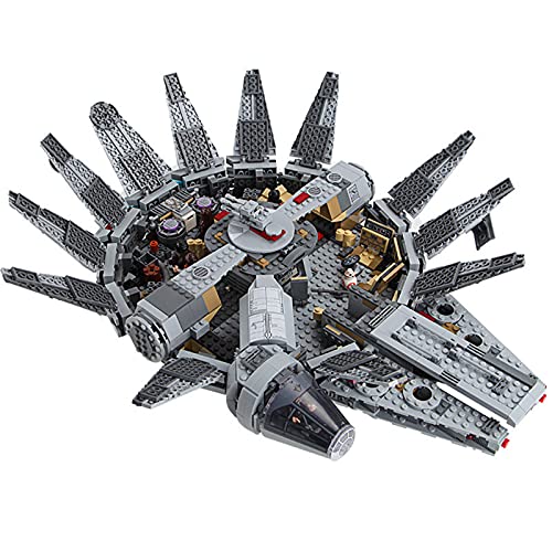 1381 piezas Technic Millennium Falcon Star Wars serie MOC Clamp Building Blocks Set compatible con Lego, Star Wars series Set de construcción A