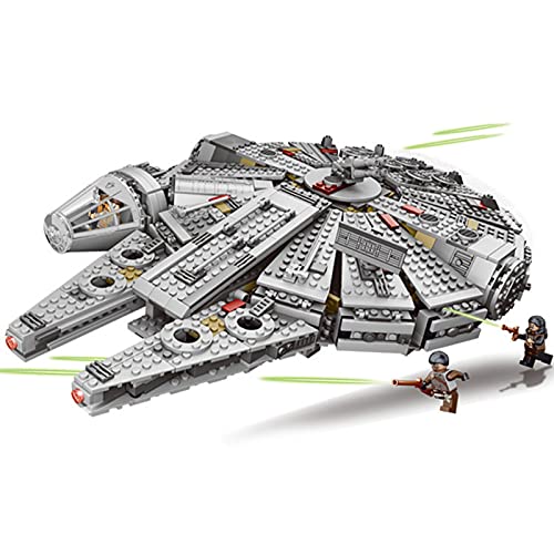 1381 piezas Technic Millennium Falcon Star Wars serie MOC Clamp Building Blocks Set compatible con Lego, Star Wars series Set de construcción A