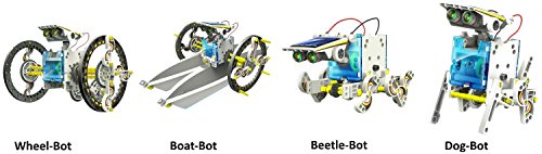 14-en-1 para la Educación Solar Robot Kit