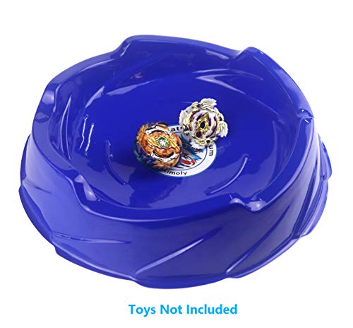 17Tek Bey Stadium Battle Arena Training Ground Super Vortex Attack Type para Beyblade Burst (azul oscuro)