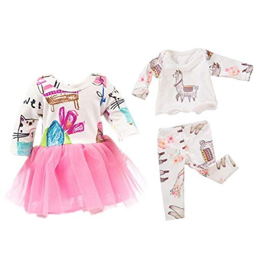 2 Juegos De La Muñeca De Ropa Y Accesorios Con Elementos De Estilo Popular De Vestir Princesa De 18 Pulgadas Muñeca American Girl Pequeña Alpaca Conjunto De Pijama Y Patrón De Dibujos Animados Velo