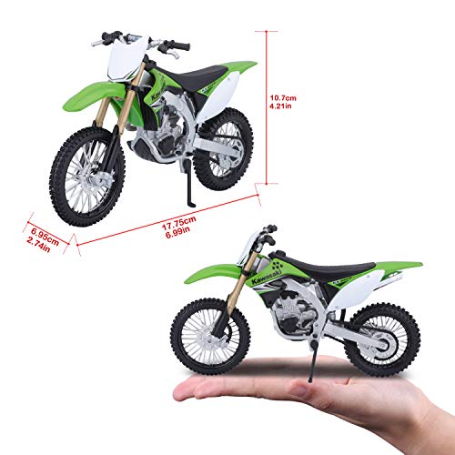 2009 Kawasaki KX 450F [Maisto 31175] Verde, 1:12 Die Cast