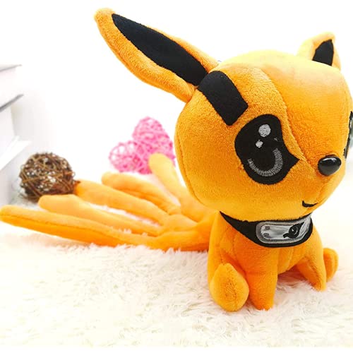 25 cm Japón Anime Lindo Uzumaki Naruto de los Nueve Curved Fox Kurama Kyuubi Figura de acción Dog Pañal