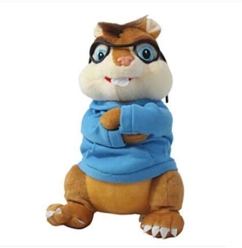 25 cm Movie Toy Alvin y la muñeca de Felpa de la muñeca de la muñeca de Felpa de la muñeca Lindo Lindo Chipmunk Animal Llush Toy Kids Regalos para niños 1 (Color : Alvin, Size : 25cm)