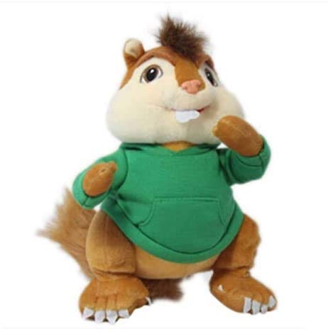 25 cm Movie Toy Alvin y la muñeca de Felpa de la muñeca de la muñeca de Felpa de la muñeca Lindo Lindo Chipmunk Animal Llush Toy Kids Regalos para niños 1 (Color : Alvin, Size : 25cm)