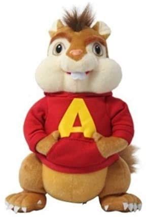 25 cm Movie Toy Alvin y la muñeca de Felpa de la muñeca de la muñeca de Felpa de la muñeca Lindo Lindo Chipmunk Animal Llush Toy Kids Regalos para niños 1 (Color : Alvin, Size : 25cm)