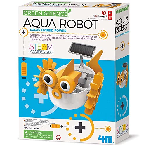 4M- Set ingeniería Solar Aqua Robot, Multicolor (00-03415)