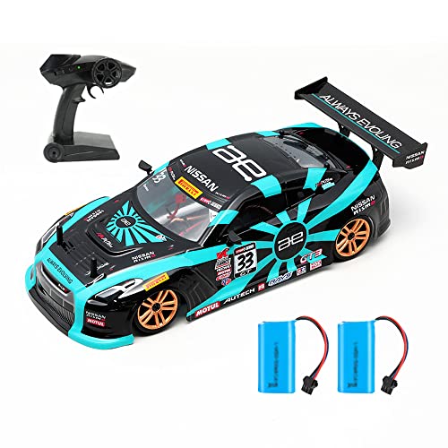 50 Km/H Fast Drift RC Rally Racing Car, 1/18 Coches Eléctricos De Control Remoto A Gran Escala, 4WD con Luces LED Que Cargan El Camión RC, Vehículo De Rally De Recorrido Corto, Regalo