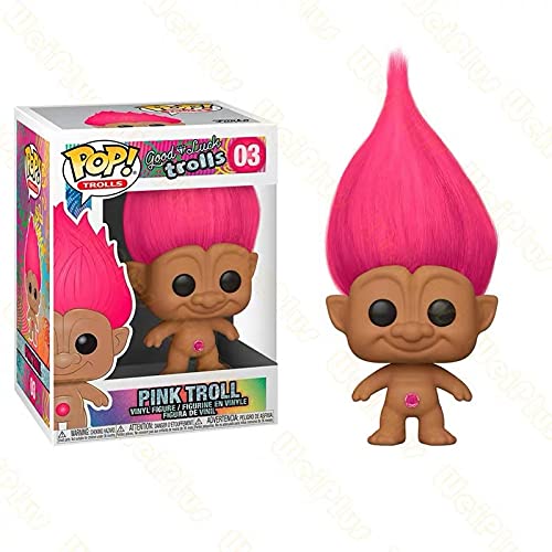 6 Uds Película Pop Dibujos Animados Pelo Mágico Elfo Enano Troll Naranja Rosa Azul Modelo Vinilo Figura De Acción PVC Muñeca Colección De Cumpleaños Juguetes