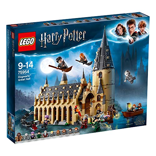 75954 LEGO Harry Potter Hogwarts Gran Salón 878 Piezas Edad 9+ y una Minifigura de la serie Harry Potter (figura aleatoria)