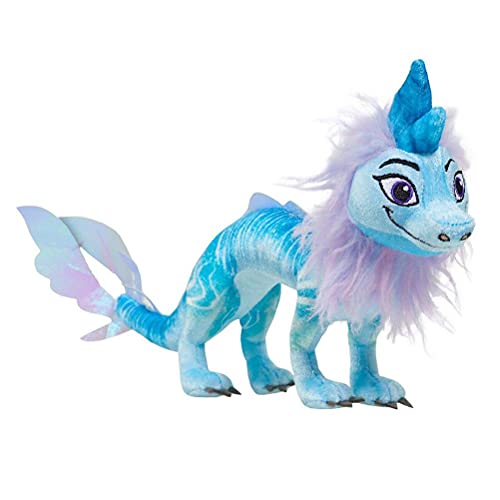 ABCDJHH El último dragón de Peluche, Peluche de dragón Sisu, Peluche - muñeco de dragón Azul con Pelo de dragón de Peluche de dragón Last Dragon