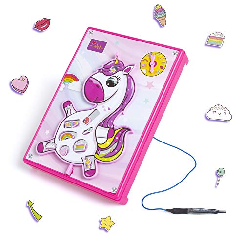 abeec Operación Unicornio - Juego de Operación Unicornio para Niñas - Juego de mesa para niños 6+ - Juguete de unicornio para niñas - Retire las partes del cuerpo o enfréntate al zumbador