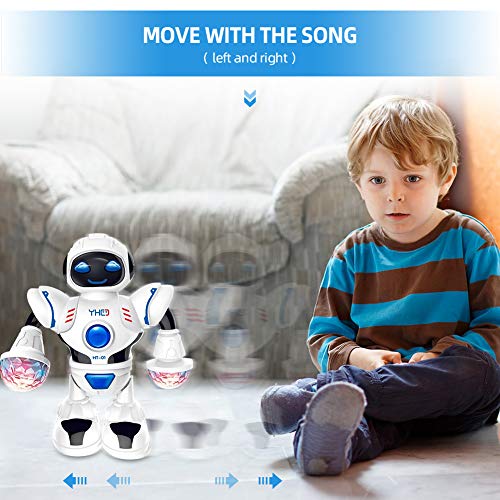 Achort Robot Toy, Inteligente Robot Robot Juguete Educativo con Efectos Luces y Sonido Electronico Robot Regalo para Niños para niños Niños Niñas Niños pequeños Regalo para niños