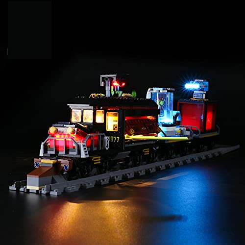 ADMLZQQ Conjunto De Luces para (Hidden Side Expreso Fantasma) Modelo De Construcción De Bloques - Kit De Luz LED Compatible para Lego 70424, NO Incluido En El Modelo