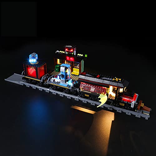 ADMLZQQ Conjunto De Luces para (Hidden Side Expreso Fantasma) Modelo De Construcción De Bloques - Kit De Luz LED Compatible para Lego 70424, NO Incluido En El Modelo