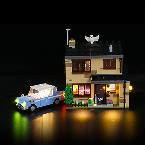 ADMLZQQ Kit De Iluminación Led para Lego Harry Potter Número 4 De Privet Drive, Compatible con Ladrillos De Construcción Lego Modelo 75968 (NO Incluido En El Modelo)