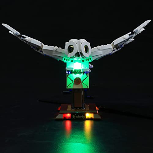 ADMLZQQ Kit De Luces LED para Lego Harry Potter Hedwig, El Kit De Luces LED De Ladrillo Compatible con 75979,No Incluye El Modelo Lego