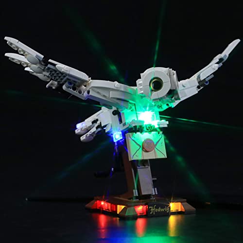 ADMLZQQ Kit De Luces LED para Lego Harry Potter Hedwig, El Kit De Luces LED De Ladrillo Compatible con 75979,No Incluye El Modelo Lego