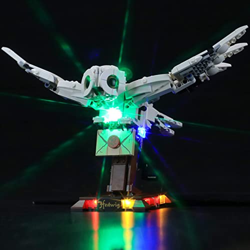 ADMLZQQ Kit De Luces LED para Lego Harry Potter Hedwig, El Kit De Luces LED De Ladrillo Compatible con 75979,No Incluye El Modelo Lego