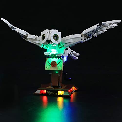 ADMLZQQ Kit De Luces LED para Lego Harry Potter Hedwig, El Kit De Luces LED De Ladrillo Compatible con 75979,No Incluye El Modelo Lego