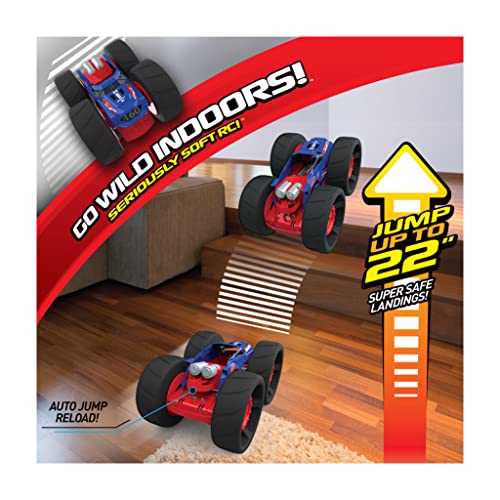 Air Hogs Super Suave, Jump Fury con Ruedas de Cero daño, Coche de Control Remoto de Salto Extremo, Juguetes para niños para niños de 4 años en adelante, Escala 1:15