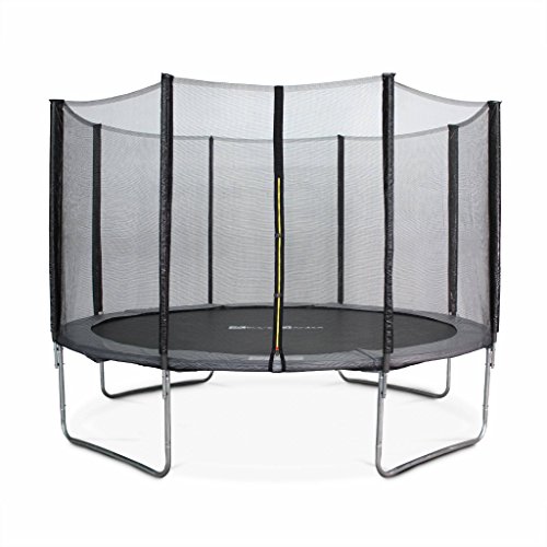 Alice's Garden Cama elástica 370 cm, Trampolín para niños, aguanta hasta 150 kg (Estructura Reforzada) - SATURNE