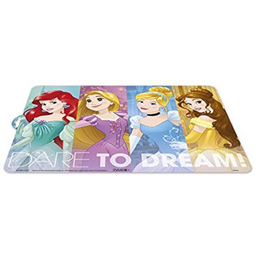 ALMACENESADAN 0424, Mantel Individual Disney Princesas; Dimensiones 43x29 cms; Producto de plástico; Libre bpa.