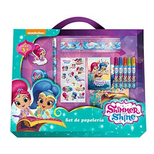 ALMACENESADAN Set Escolar Shimmer and Shine, 20 Piezas