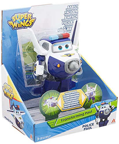 Alpha Animation & Toys- Transforming Paul Figura Transformable, Color Azul/Blanco (YW710250)