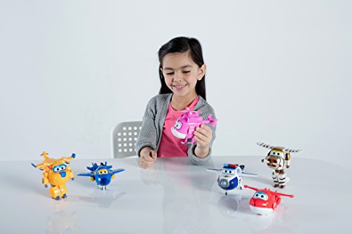 Alpha Animation & Toys- Transforming Super Wings YW710240 Transfoming Dizzy, Color rosa, blanco (