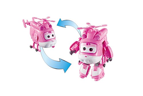 Alpha Animation & Toys- Transforming Super Wings YW710240 Transfoming Dizzy, Color rosa, blanco (