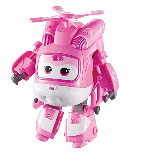 Alpha Animation & Toys- Transforming Super Wings YW710240 Transfoming Dizzy, Color rosa, blanco (