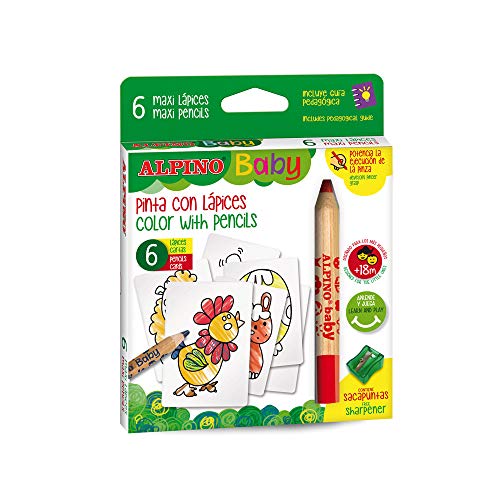 Alpino AL002006 6 LAPICES BABY-LA GRANJA