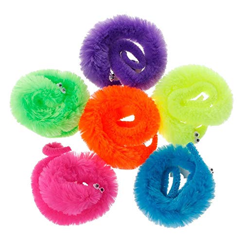 Amasawa 12 Piezas Juguete de Gusano Mágico,Juguetes de Gusano Mágico Wiggly,Aplicar a Favores de Fiesta de Carnaval, Juguetes para Niños y Gatos (6 Colores)