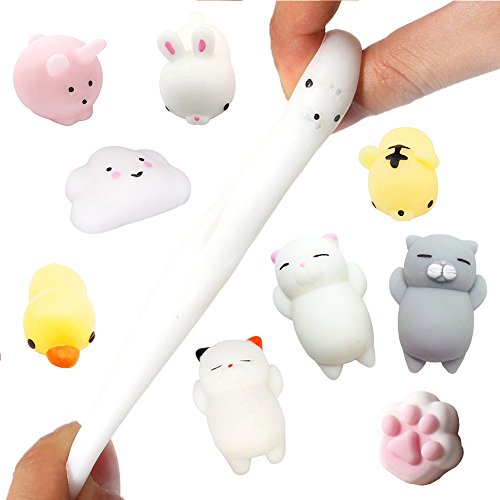 Amaza 24pcs Squishys Kawaii Squishy Juguetes Squishies Animales Slow Rrising Squeeze Kids Toy Gift (Multicolor)