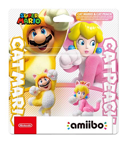 amiibo Mario Felino y Peach Felina (pack 2 en 1)