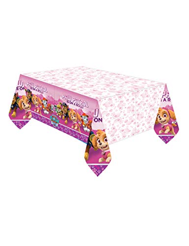 Amscan 571665 - Funda de plástico para mesa (1,37 x 2,4 m), diseño de Patrulla Canina