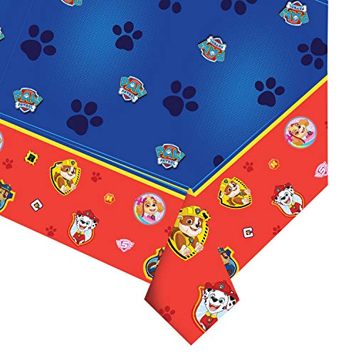 Amscan 9903821 - Funda de plástico para Mesa de Fiesta (1,37 x 2,6 m)