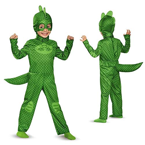 amscan – PJMASQUES GLUGLU-Gekko – Disfraz infantil – Verde – 2-3 años 9902955