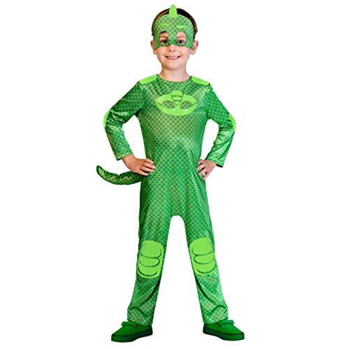 amscan – PJMASQUES GLUGLU-Gekko – Disfraz infantil – Verde – 2-3 años 9902955