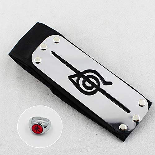 Amycute Akatsuki - Abrigo para niños y adultos, unisex, para cosplay, Halloween, Navidad, fiesta, disfraz, capa con cinta para la cabeza y anillo (talla XS)