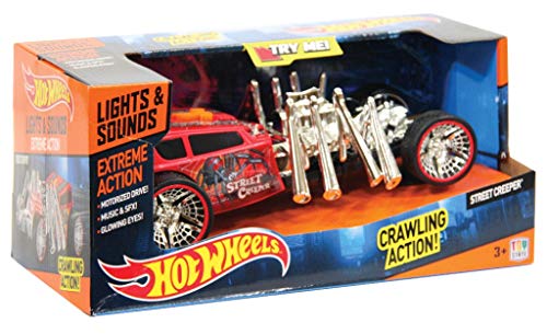 Animagic- Hot Wheels Cars Coches con luz y sonidos flash n' go time tracker (Toy State 90511)