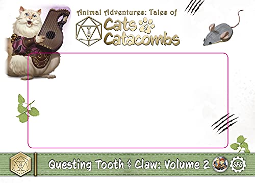 Animal- Miniature Adventures: Cats & Catacombs: Questing Tooth & Claw Volume 2 Gatos y Catacombs: Volumen 2, Color Gris, 0 (Steamforged Games SFAACC-002)