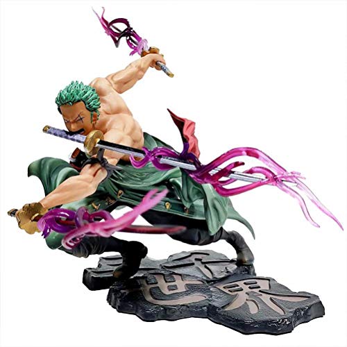 Anime Heroes, One Piece Figura de Anime Heroes 15cm Roronoa Zoro Anime Figura Three Thousand Worlds Figurine Decoration Ornaments Collectibles Toy Animations Modelo de Personaje