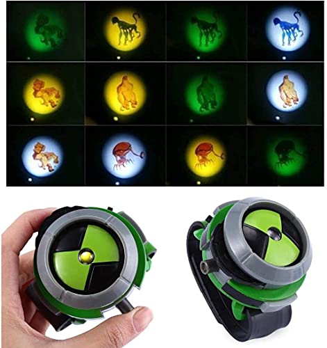 Anime Ultimate Omnitrix Reloj Proyector Ben 10 Alien Force y Mysterious Projection Figuras de acción Modelo Juguetes para Niños para Niños Navidad Regalos de cumpleaños