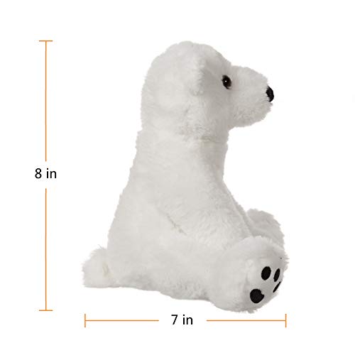 Apricot Lamb-Juguetes Peluche de Oso Polar Blanco Animal de Peluche Suave,Ideal para niños de 3 años o más y Adultos(Oso Polar Blanco,20cm)