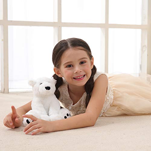 Apricot Lamb-Juguetes Peluche de Oso Polar Blanco Animal de Peluche Suave,Ideal para niños de 3 años o más y Adultos(Oso Polar Blanco,20cm)